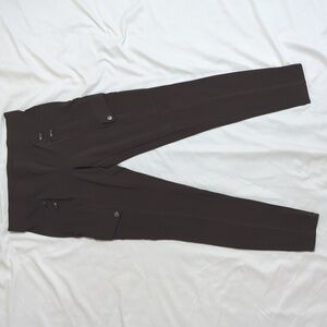 Express Zippered Pocket Leggings, Color Green Size M